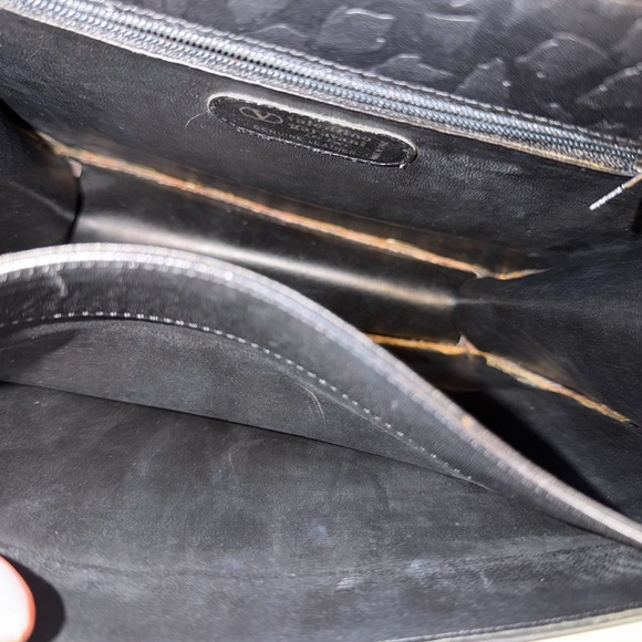 Valentino Black Embossed Women's Bag - Picture 6 of 9